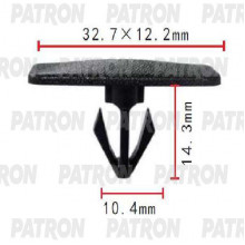 Клипса пластмассовая PATRON Chevrolet, GM / P37-1759