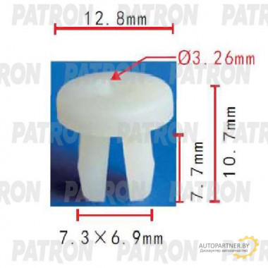 Клипса пластмассовая PATRON GM / P37-1770