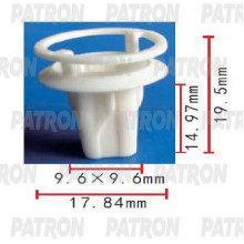 Клипса пластмассовая PATRON TOYOTA / P37-1779