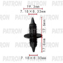 Клипса пластмассовая PATRON GM / P37-1782