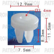 Клипса пластмассовая PATRON GM / P37-1786