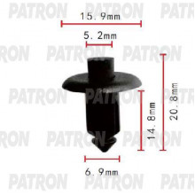 Клипса пластмассовая PATRON GM / P37-1790