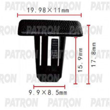 Клипса пластмассовая PATRON Chrysler, Jeep / P37-1793