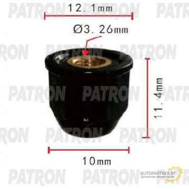 Клипса пластмассовая PATRON Acura,Honda / P37-1799