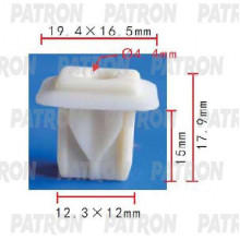 Клипса пластмассовая PATRON Chevrolet, GM / P37-1811