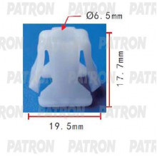 Клипса пластмассовая PATRON GM / P37-1816