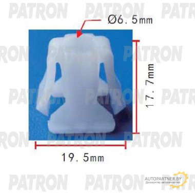 Клипса пластмассовая PATRON GM / P37-1816