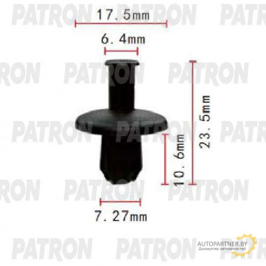 Клипса пластмассовая PATRON Chrysler / P37-1819