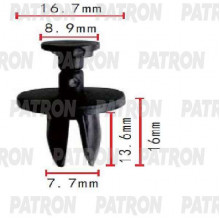 Клипса пластмассовая PATRON GM / P37-1832