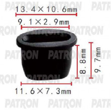 Клипса пластмассовая PATRON GM, / P37-1839