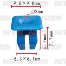 Клипса пластмассовая PATRON Ford / P37-1843