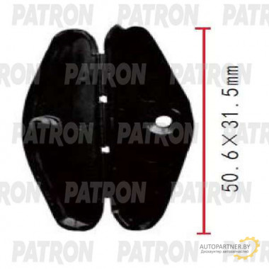 Клипса пластмассовая PATRON Chevrolet,GM / P37-1845