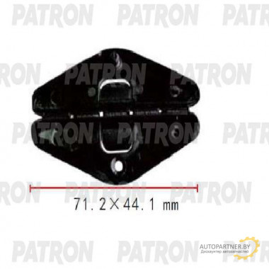 Клипса пластмассовая PATRON GM / P37-1846