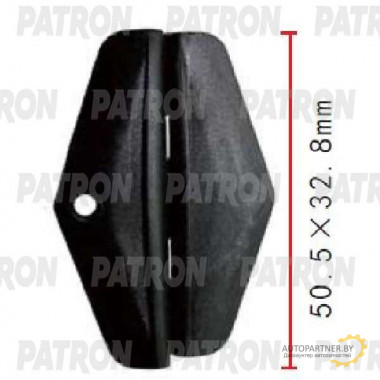 Клипса пластмассовая PATRON Chevrolet, GM / P37-1847