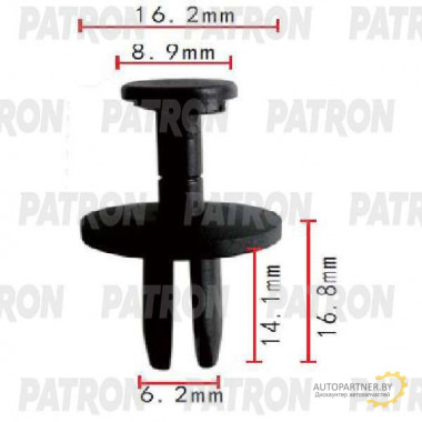 Клипса пластмассовая PATRON Ford / P37-1850