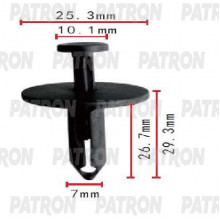Клипса пластмассовая PATRON Ford / P37-1852