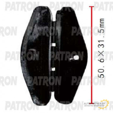 Клипса пластмассовая PATRON GM / P37-1861