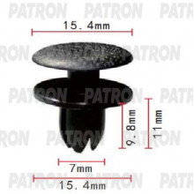Клипса пластмассовая PATRON Toyota / P37-1874