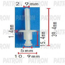 Клипса пластмассовая PATRON Audi,Seat,Skoda,Volkswagen / P37-1960
