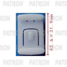 Клипса пластмассовая PATRON Audi,Seat,Skoda,Volkswagen / P37-1988