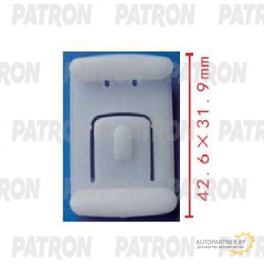 Клипса пластмассовая PATRON Audi,Seat,Skoda,Volkswagen / P37-1988