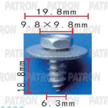 Болт металлический PATRON Toyota / P37-2005