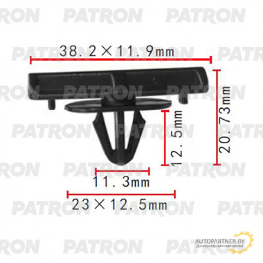 Клипса пластмассовая PATRON Chrysler / P37-2025