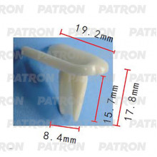 Клипса пластмассовая PATRON GM / P37-2033