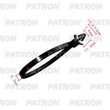 Клипса - хомут PATRON Ford Acura Honda Mazda / P37-2034