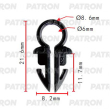 Держатель пластмассовый PATRON  / P37-2037