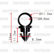 Держатель пластмассовый PATRON  / P37-2038