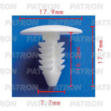 Клипса пластмассовая PATRON AM Chrysler Ford GM / P37-2041