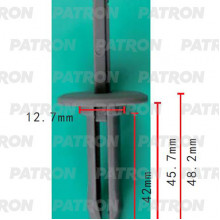 Клипса пластмассовая PATRON GM / P37-2043