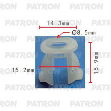 Держатель пластмассовый PATRON GM DAEWOO / P37-2046