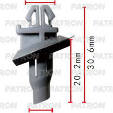 Клипса пластмассовая PATRON  / P37-2048