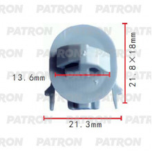 Клипса пластмассовая PATRON Hyundai Nissan / P37-2058