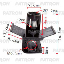 Держатель пластмассовый PATRON  / P37-2061