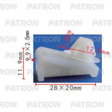 Клипса пластмассовая PATRON Mitsubishi / P37-2068