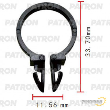 Держатель пластмассовый PATRON  / P37-2074