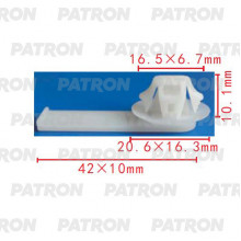 Держатель пластмассовый PATRON  / P37-2077