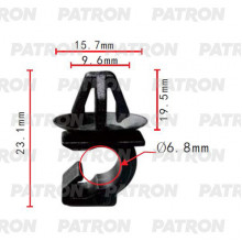 Клипса пластмассовая PATRON  / P37-2078