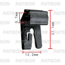 Держатель пластмассовый PATRON  / P37-2081