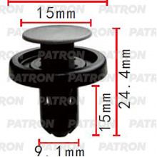 Клипса пластмассовая PATRON Lexus Toyota Toyota 4 Runner, RAV 4, Scion XB 2006 / P37-2085