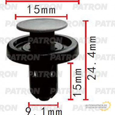 Клипса пластмассовая PATRON Lexus Toyota Toyota 4 Runner, RAV 4, Scion XB 2006 / P37-2085