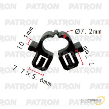 Держатель пластмассовый PATRON VW / P37-2099