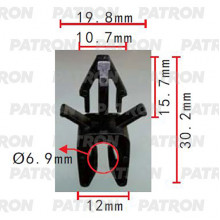 Держатель пластмассовый PATRON VW / P37-2100