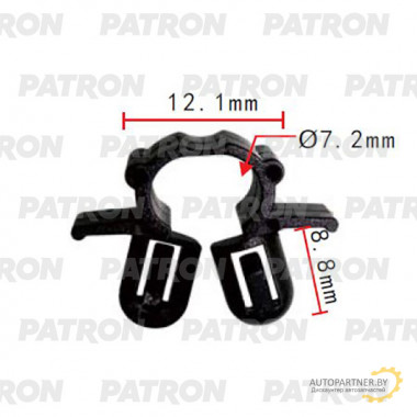 Держатель пластмассовый PATRON VW / P37-2103