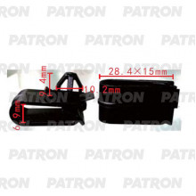 Клипса пластмассовая PATRON Honda / P37-2117