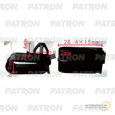 Клипса пластмассовая PATRON Honda / P37-2117