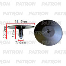 Клипса пластмассовая PATRON GM / P37-2135